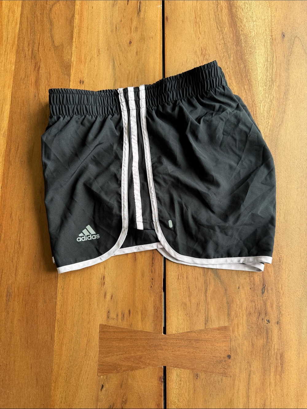 adidas Black women’s Shorts with light pink Trim